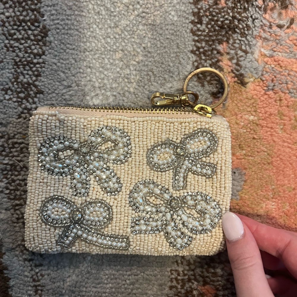 Anthropologie bow card holder!
